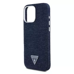 iPhone 16 Pro | Coque MagSafe GUESS Denim Triangle Logo