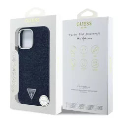 iPhone 16 Pro Max | Coque MagSafe GUESS Denim Triangle Logo