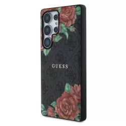 Galaxy S25 Ultra | Coque GUESS Fleurs Imprimées sur Monogramme 4G