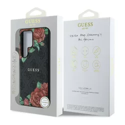 Galaxy S25 Ultra | Coque GUESS Fleurs Imprimées sur Monogramme 4G
