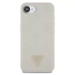 iPhone 16e | Coque MagSafe GUESS Logo 4G & Pivoine