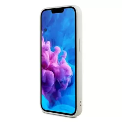 iPhone 16e | Coque MagSafe GUESS Logo 4G & Pivoine