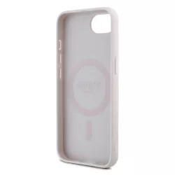 iPhone 16e | Coque MagSafe GUESS Logo 4G & Pivoine