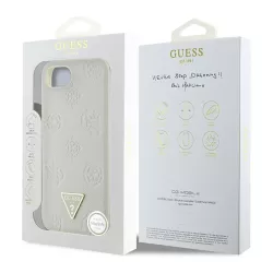 iPhone 16e | Coque MagSafe GUESS Logo 4G & Pivoine