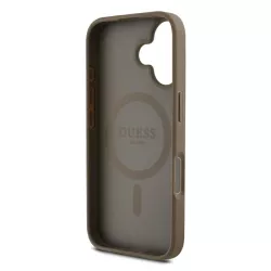 iPhone 16 | Coque MagSafe GUESS Logo 4G & Pivoine