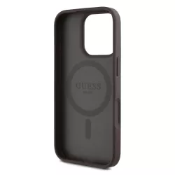 iPhone 16 Pro | Coque MagSafe GUESS Logo 4G & Pivoine