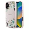 iPhone 16 | Coque GUESS Fleurs Imprimées sur Monogramme 4G