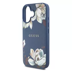 iPhone 16 | Coque GUESS Fleurs Imprimées sur Monogramme 4G