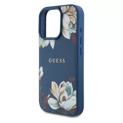 iPhone 16 Pro | Coque GUESS Fleurs Imprimées sur Monogramme
