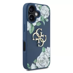 iPhone 16 | Coque GUESS Roses Imprimées & Logo 4G