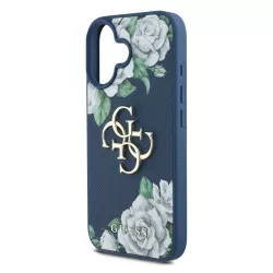 iPhone 16 | Coque GUESS Roses Imprimées & Logo 4G