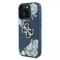 iPhone 16 Pro Max | Coque GUESS Roses Imprimées & Logo 4G