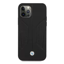 iPhone 12 Pro Max | Coque BMW Côtés Perforés Cuir Véritable