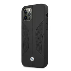 iPhone 12 Pro Max | Coque BMW Côtés Perforés Cuir Véritable
