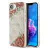 iPhone 16e | Coque GUESS Roses Imprimées sur Monogramme 4G