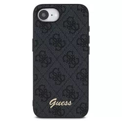 iPhone 16e | Coque MagSafe GUESS Monogramme 4G & Script Logo