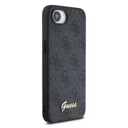 iPhone 16e | Coque MagSafe GUESS Monogramme 4G & Script Logo