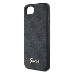iPhone 16e | Coque MagSafe GUESS Monogramme 4G & Script Logo
