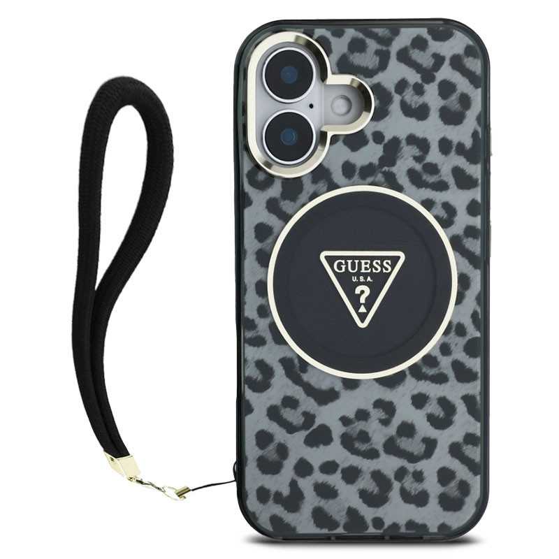 iPhone 16 | Coque MagSafe GUESS IML Léopard & Dragonne iPhone 16 | Coque MagSafe GUESS IML Léopard & Dragonne