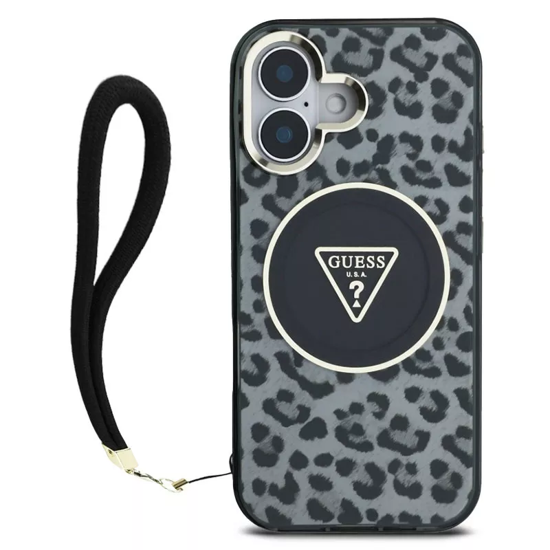 iPhone 16 | Coque MagSafe GUESS IML Léopard & Dragonne