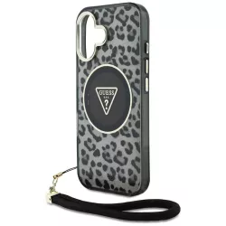iPhone 16 | Coque MagSafe GUESS IML Léopard & Dragonne