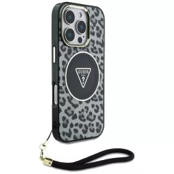 iPhone 16 Pro | Coque MagSafe GUESS IML Léopard & Dragonne