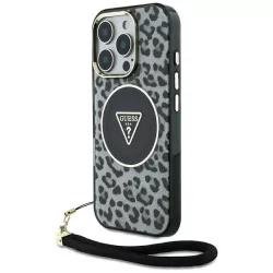 iPhone 16 Pro Max | Coque MagSafe GUESS IML Léopard & Dragonne