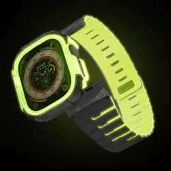 Apple Watch 49 mm | Bracelet & Coque SKINARMA Gemini + Atom