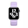 Bracelet Silicone Magnétique à Maillons pour Apple Watch