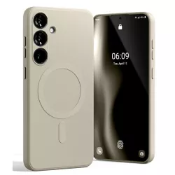 Galaxy S25 Plus | Coque Magnétique GOOSPERY Semi Silicone MagSafe