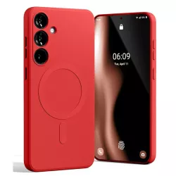 Galaxy S25 Plus | Coque Magnétique GOOSPERY Semi Silicone MagSafe