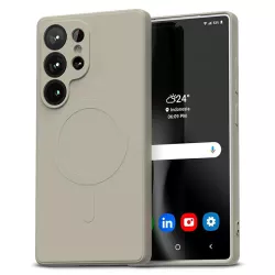 Galaxy S25 Ultra | Coque Magnétique GOOSPERY Semi Silicone MagSafe