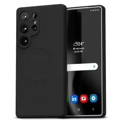 Galaxy S25 Ultra | Coque Magnétique GOOSPERY Semi Silicone MagSafe