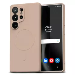 Galaxy S25 Ultra | Coque Magnétique GOOSPERY Semi Silicone MagSafe