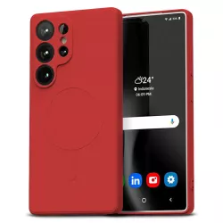 Galaxy S25 Ultra | Coque Magnétique GOOSPERY Semi Silicone MagSafe