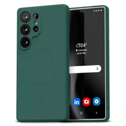 Galaxy S25 Ultra | Coque Magnétique GOOSPERY Semi Silicone MagSafe