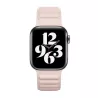 Bracelet Silicone Magnétique à Maillons pour Apple Watch