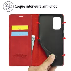 Galaxy A72 4G/5G | Étui CB LC.IMEEKE Fermeture Magnétique