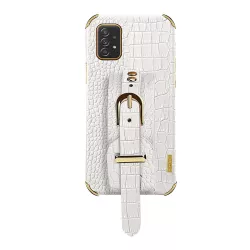 Galaxy A72 4G/5G | Coque Poignée X-Case Façon Crocodile