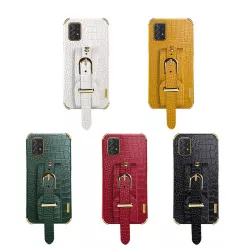 Galaxy A72 4G/5G | Coque Poignée X-Case Façon Crocodile