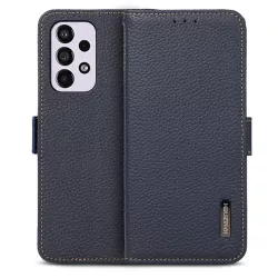 Étui Portefeuille KHAZNEH Cuir Véritable pour Galaxy A53 5G