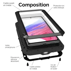 Galaxy A53 5G | Coque Intégrale LOVEMEI Powerful