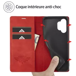 Galaxy A32 5G | Étui CB LC.IMEEKE avec Fermeture Magnétique