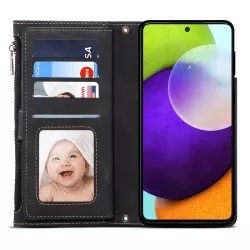 Galaxy A52 4G/5G | Étui Portefeuille ESEBLE avec 10 Poches Intérieures