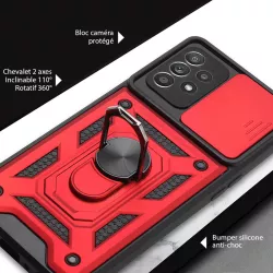 Galaxy A52 4G/5G | Coque Armor Chevalet avec Cache Caméra