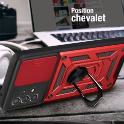 Galaxy A52 4G/5G | Coque Armor Chevalet avec Cache Caméra