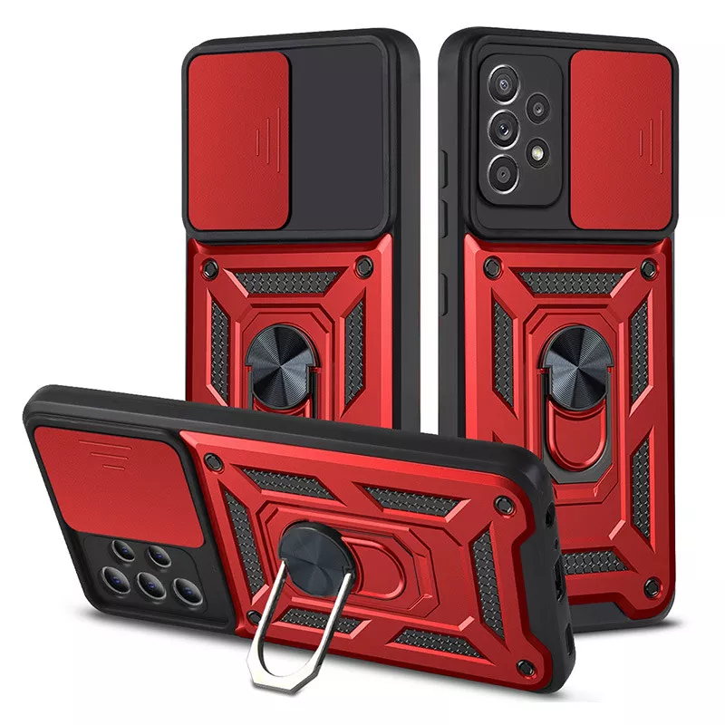 Galaxy A52 4G/5G | Coque Armor Chevalet avec Cache Caméra