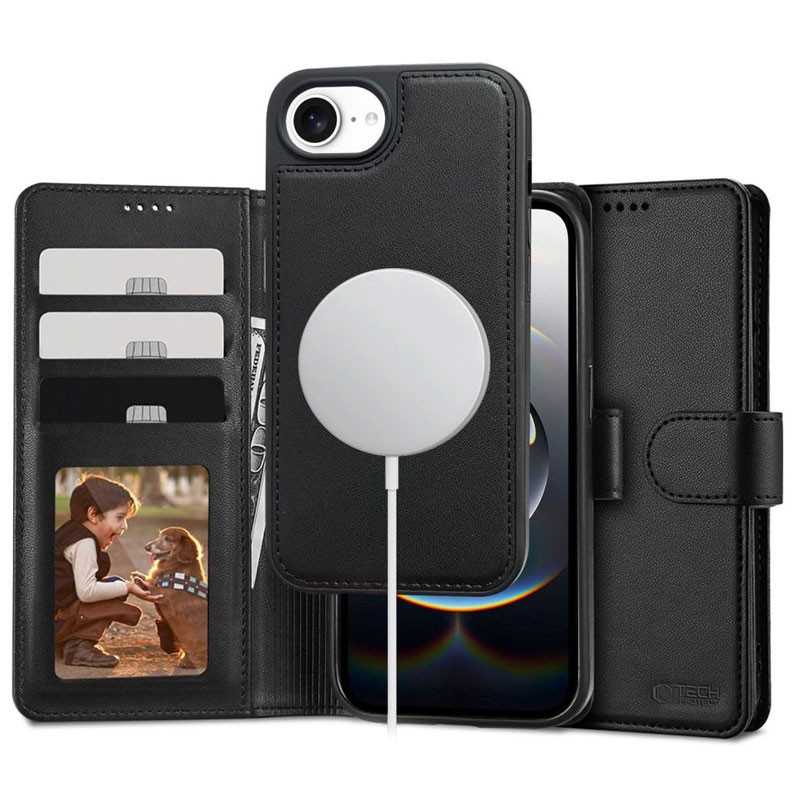 iPhone 16e | Étui Portefeuille TECH-PROTECT Wallet MagSafe iPhone 16e | Étui Portefeuille TECH-PROTECT Wallet MagSafe