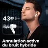 Écouteurs Bluetooth SOUNDPEATS Capsule3 Pro ANC