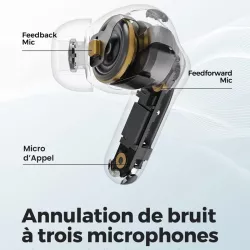 Écouteurs Bluetooth SOUNDPEATS Capsule3 Pro ANC